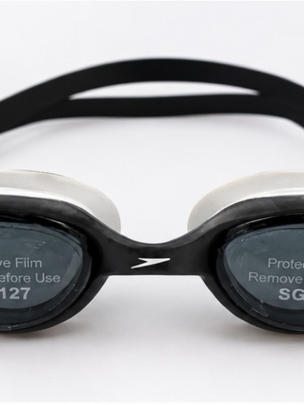 Speedo Black and Gray Swim Goggles with Dual Strap NEVER WORN! BioFuse Tech